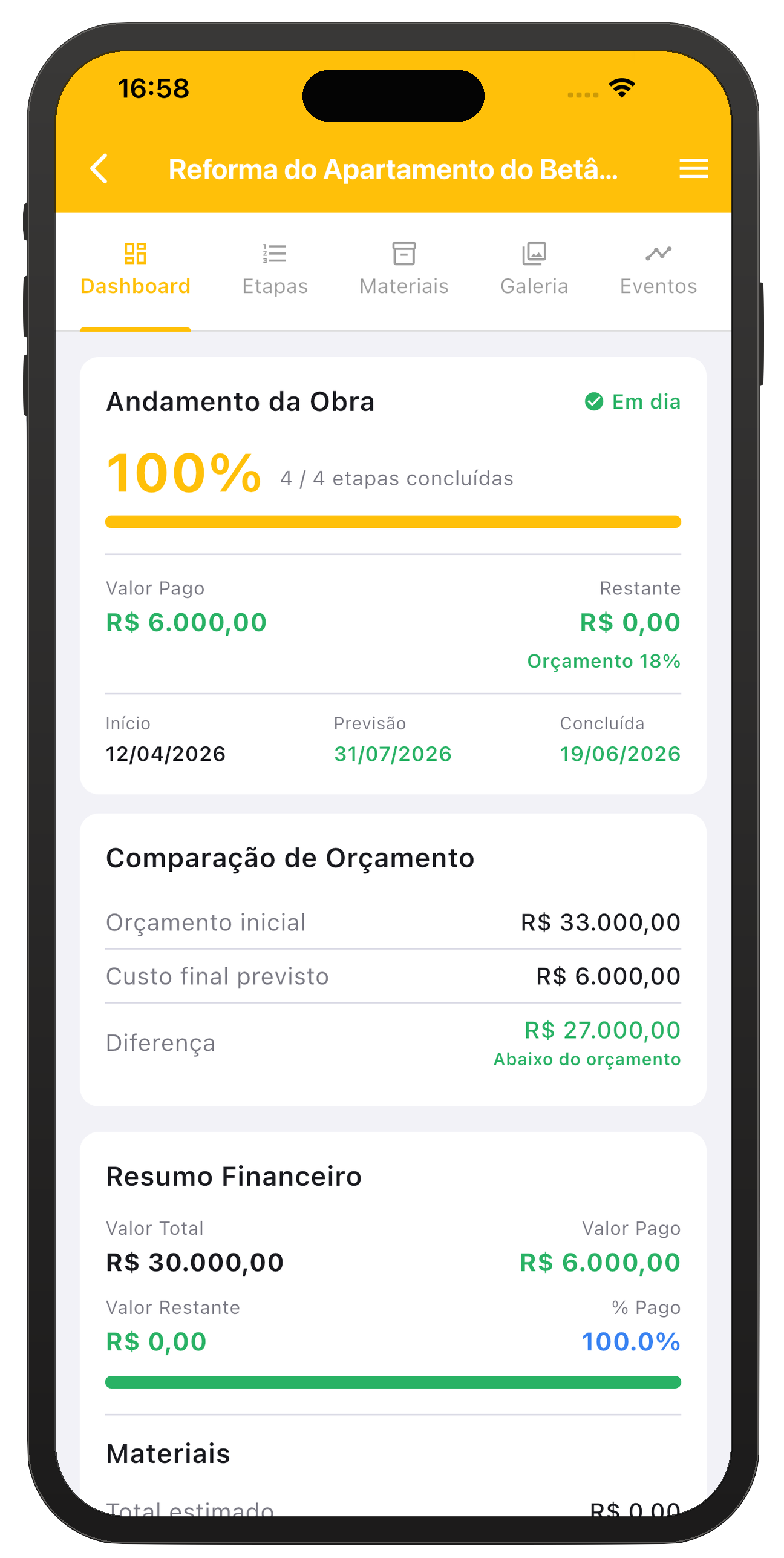 Reformei no iPhone